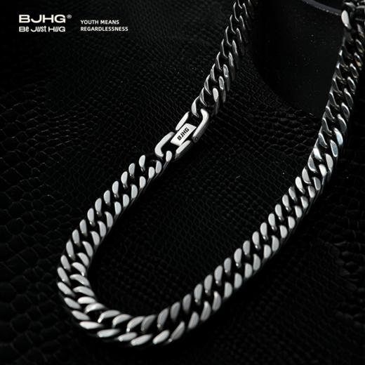 BJHG不计后果轻奢高级感钛钢项链男简约基础款嘻哈情侣配饰锁骨链 商品图0