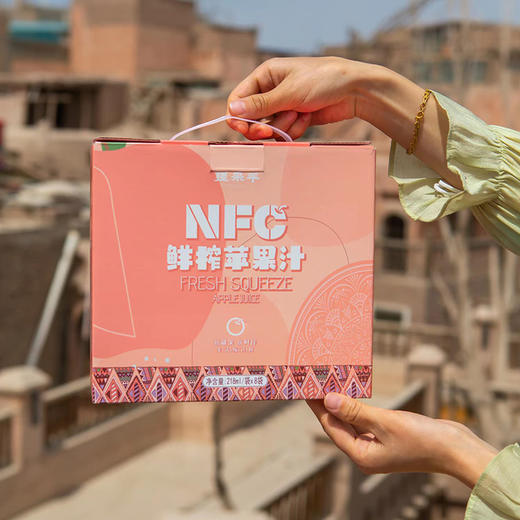 疆果萃NFC鲜榨苹果汁218ml*8袋 商品图4