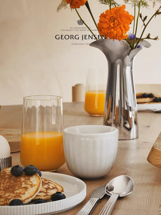 Georg Jensen乔治杰生北欧白瓷咖啡下午茶壶茶杯乔迁礼物装饰摆件 商品图3
