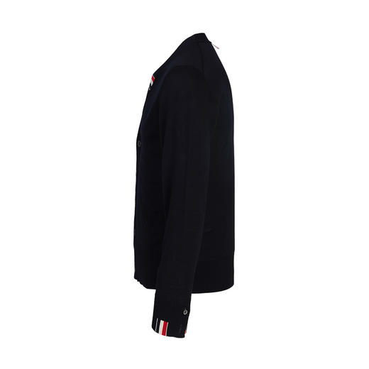 【超惠秒】THOM BROWNE 汤姆·布朗 男士扣合开襟美利奴弹力羊毛针织衫 11855 商品图1