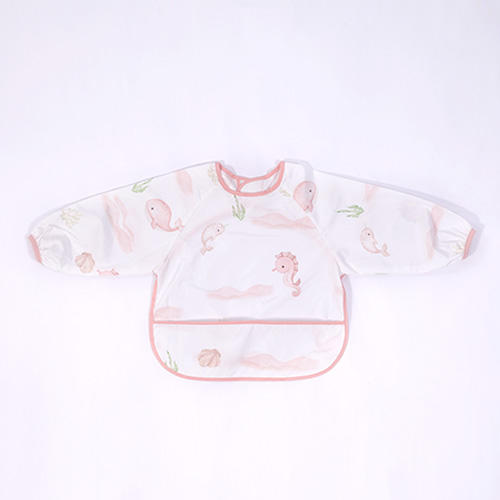 棉花树宝宝长袖防水罩衣 商品图0