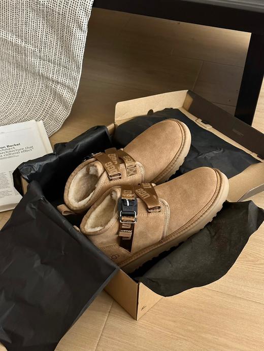 【男款特价】河南桑坡雪地靴 新款小贝卡扣绑带款39-44码 商品图5