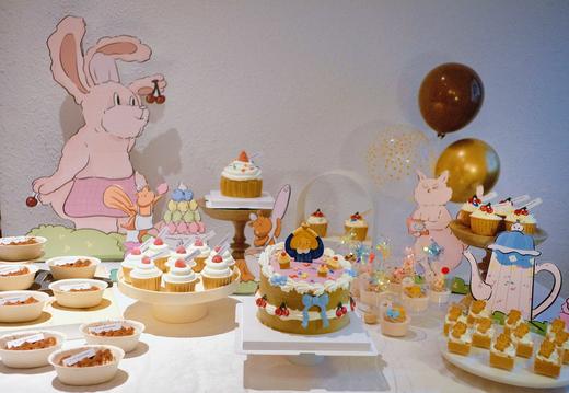 可爱粉色小甜妹主题甜品台（适用于闺蜜趴体、女友生日、儿童满月酒） 商品图0