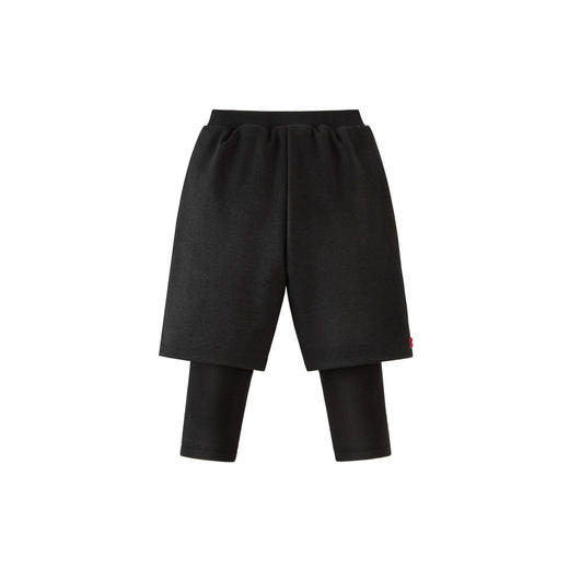 迷你巴拉男童女童长裤秋冬宝宝保暖假俩件直筒新年儿童休闲裤 商品图4