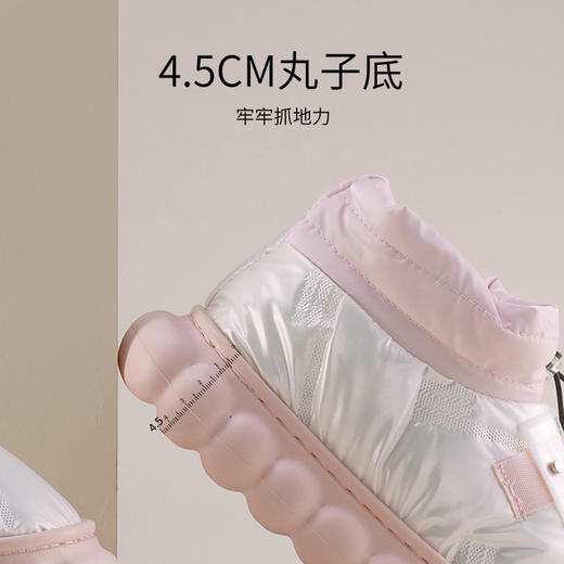 【“暖气房间”❗️防雨布丸子棉鞋】室内外随心穿，丸子包跟超舒服，新款棉拖鞋女冬季保暖防滑情侣居家室内卡通防水丸子包跟鞋子男冬父亲节礼物新年礼盒年货礼盒 商品图2