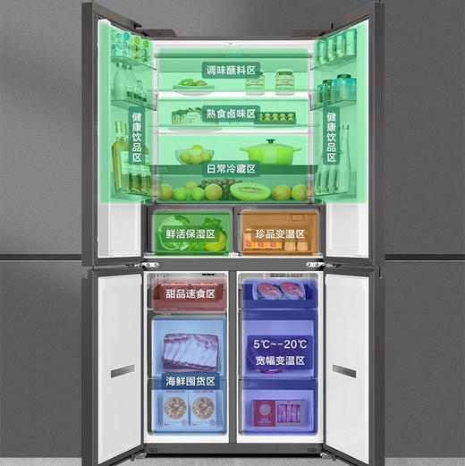 海尔（Haier）冰箱 BCD-518WGHTD1BGNU1 商品图6