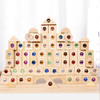 【搭建一个梦中“小屋”】木制大颗粒宝石拼搭积木 儿童益智早教彩色桌面玩具 商品缩略图1