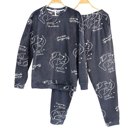 【169元1套】男士海岛绒套头套装-6234202 商品图0