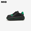 MIO米奥春季圆头高跟拼色休闲鞋时尚厚底舒软面包鞋女M241586233 商品缩略图1