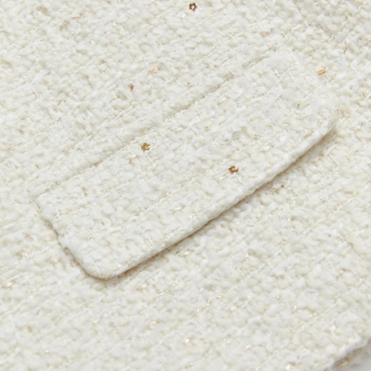 温柔亮片轻奢小香风外套女新款高级感短款开衫上衣V0340067 商品图5