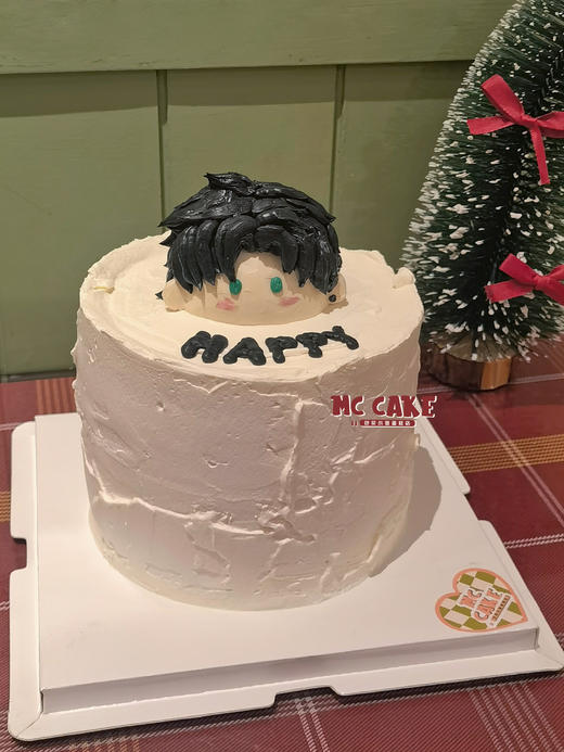 公仔人偶头像立体裱花蛋糕 商品图2