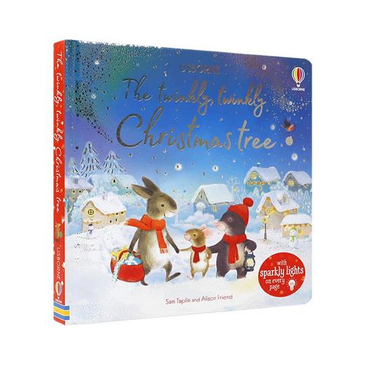 英文原版 THE TWINKLY TWINKLY CHRISTMAS TREE 圣诞节发光书尤斯伯恩早教启蒙玩具书Usborne Publishing Ltd出版纸板发光书适用2-6岁 商品图7