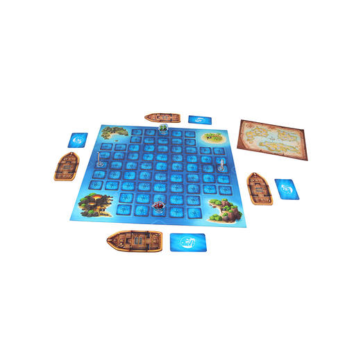 进口桌游 《秘岛迷航》 适玩年龄7+ 轻度策略 / 路径规划 / 关卡解锁 / 航海故事 42447 商品图5