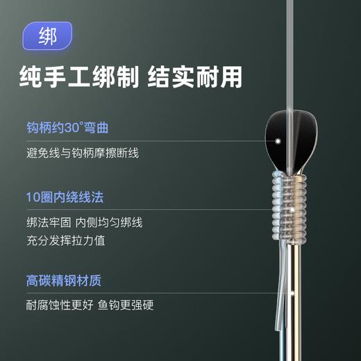 佳钓尼典藏仕挂双钩双线鱼钩正品金袖成品套装鲫鱼垂钓钓大鱼耐磨 商品图2