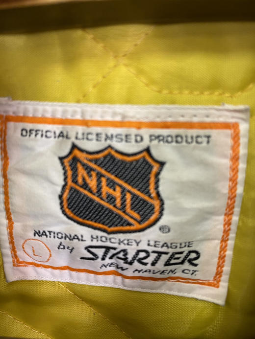 80年代 Vintage STARTER  NHL 美国国家冰球联盟  棉服 夹棉外套_CTJK(L) 商品图2