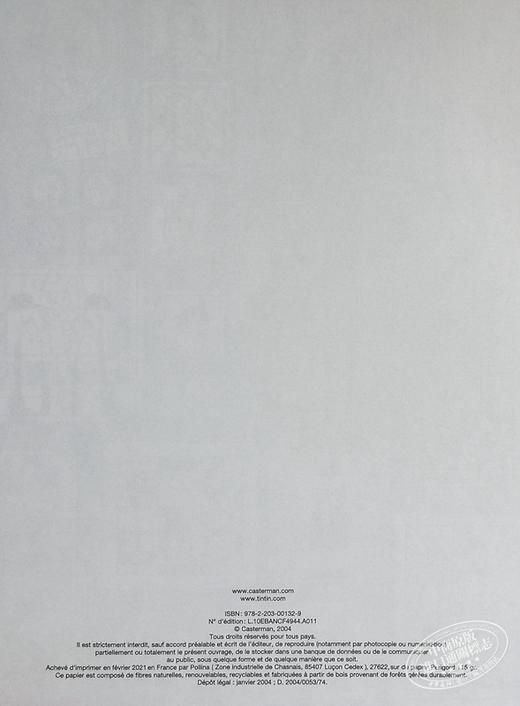 【中商原版】丁丁历险记 漫画作品集 法文原版 Herge Georges Remi Les Aventures de Tintin et Milou 埃尔热 商品图2