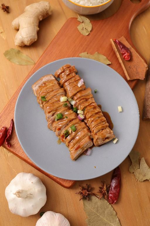 潮式卤水猪脚+猪大肠1200G 商品图1