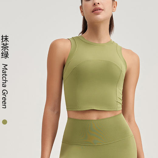 跃牌【轻匀系列】高强度支撑美背瑜伽健身背心60147 商品图6