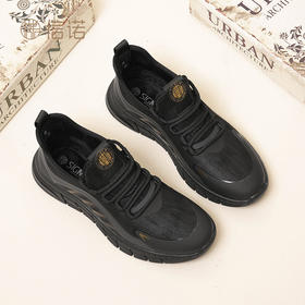 信诺加绒运动鞋男秋冬季爸爸鞋软底防滑大码中老年休闲鞋中年棉鞋N3M107101