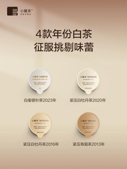 小罐茶金罐28罐白茶礼盒装特级白毫银针白牡丹寿眉茶叶送礼长辈 商品图1