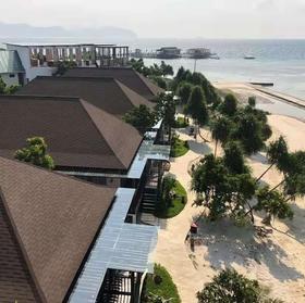 【仙本那白珍珠度假村】2晚住宿免费出海浮潜|无边泳池|含斗湖机场到仙本那码头往返接送+仙本那码头往返度假村+全餐（提供每日三餐、茶点、咖啡/果汁）+不限次岸边浮潜