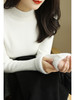 「6色可选！一体绒半高领」2023秋冬季加绒加厚毛衣女 保暖上衣打底针织衫韩版修身半高领 商品缩略图4