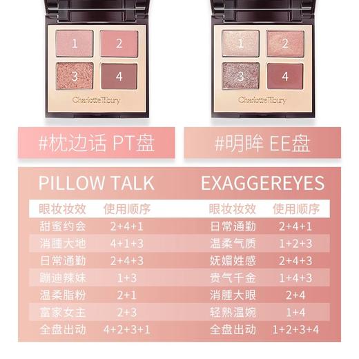 CT四色奢彩眼影盘Pillow Talk枕边话彩妆盘/粉质细腻 5.2g【CDF】 商品图6