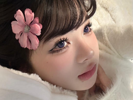 【中直径半年抛】Jellydoll-魔镜紫-14.2mm【半年抛 0-1000度 含525/575】 商品图5