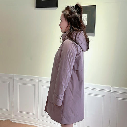 SAINT L’UCK/圣媛女装 时尚休闲连帽棉服外套SA419Q03 商品图1