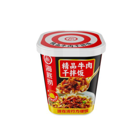 海底捞精品牛肉拌饭137g