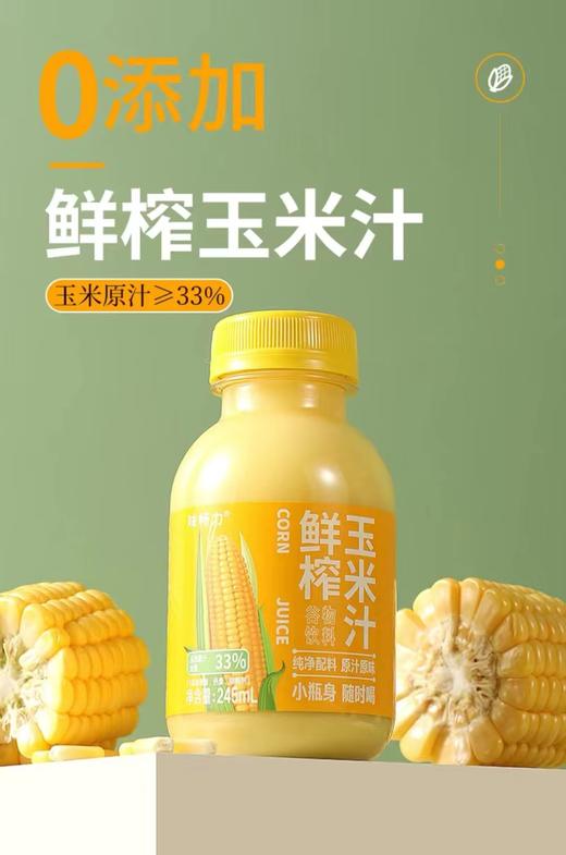 味畅力 鲜榨玉米汁245g*10瓶/箱【FY】 商品图11