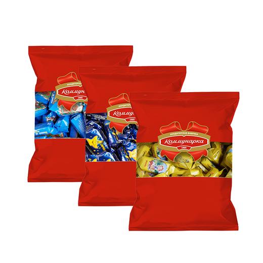 白俄罗斯巧克力味糖果流星华夫饼/小红帽/草地熊威化500g 商品图0