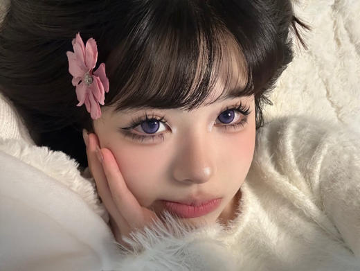【中直径半年抛】Jellydoll-魔镜紫-14.2mm【半年抛 0-1000度 含525/575】 商品图4