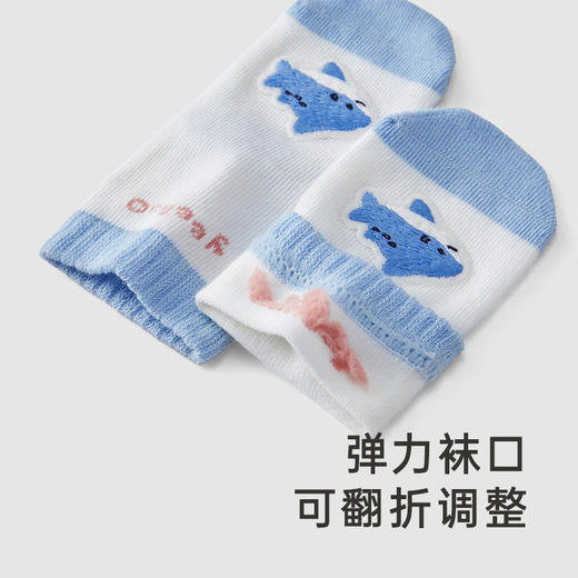 【商场同款】英氏赛柔丝儿童袜子5A抑菌可爱宝宝公仔袜四季袜 商品图2