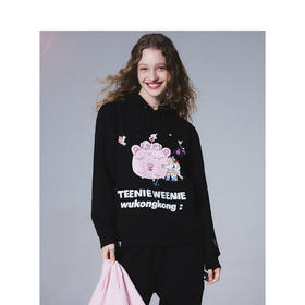 TeenieWeenie小熊卡通连帽卫衣女春季卫衣TTMW241102L