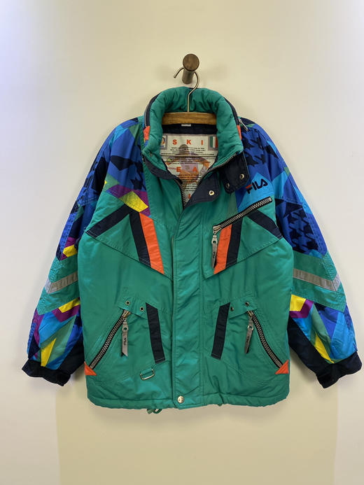 90年代 Vintage FILA 斐乐 棉服 夹棉外套_CTJK(S) 商品图2