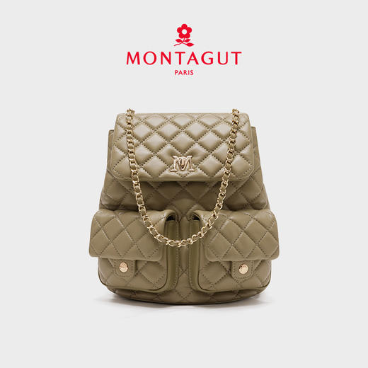 【高级羊皮系列】梦特娇新款秋冬时髦青蛙包双肩包 商品图3