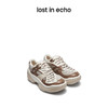 [捡漏价]lost in echo2024春季新品复古扭转鞋面网布异形厚底拼接运动鞋 商品缩略图0