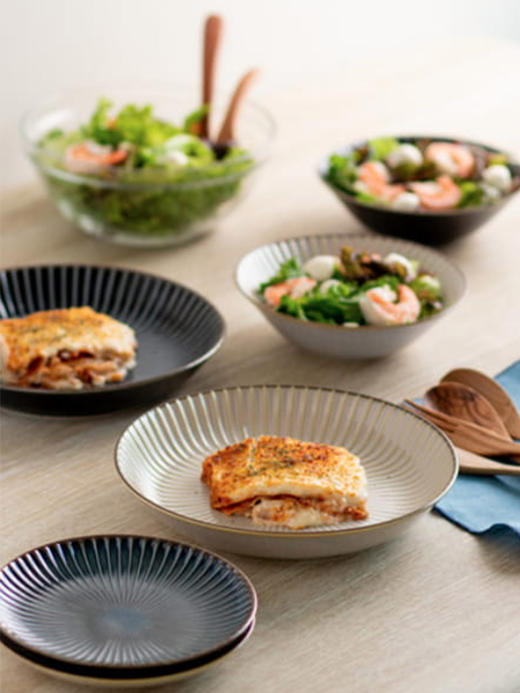 【清仓特惠3折，仅2件，无货退款】美浓烧复古窑变十草陶瓷餐具大深盘中钵日式餐碗汤碗 商品图1