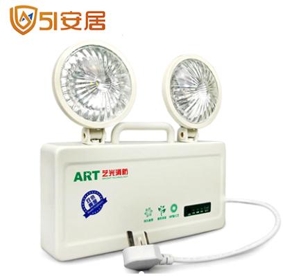 消防应急灯 产品尺寸：260*255*55mm 挂孔间距：200mm 主电功率：5W 商品图0