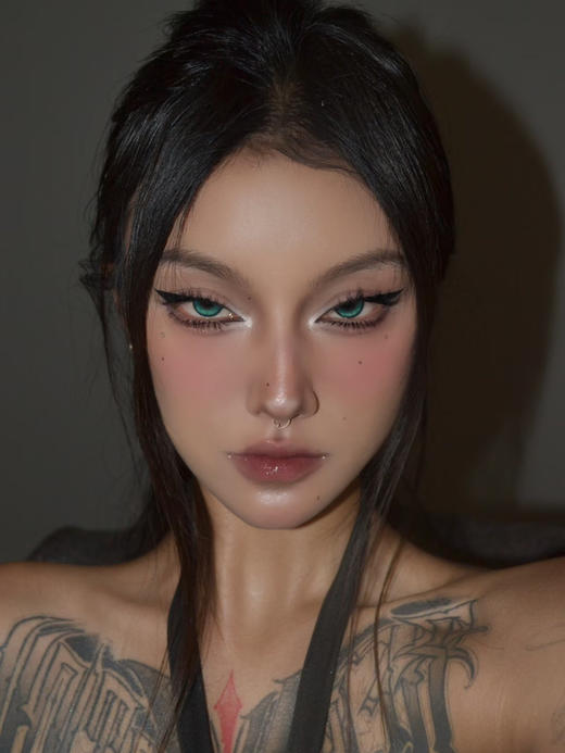 【大直径半年抛】Jellydoll-绿魔鬼-14.5mm【半年抛 0-1000度 含525/575】 商品图7