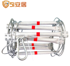 消防逃生铝合金软梯 高空作业救援