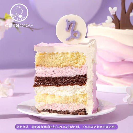 ♑摩羯座“紫气东来”乳酪芝士蛋糕 生日蛋糕 星座蛋糕 商品图4