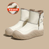 品质好货 | Safiya/索菲娅2023冬季加绒加厚兔毛拉链边雪地靴棉靴 SF3411A716 商品缩略图5