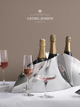 Georg Jensen乔治杰生不锈钢冰桶香槟桶红酒冰镇啤酒冰块桶家用具