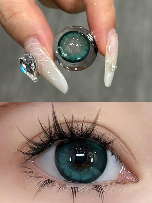 【大直径半年抛】Jellydoll-绿魔鬼-14.5mm【半年抛 0-1000度 含525/575】 商品图1