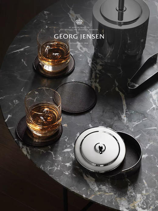 Georg Jensen乔治杰生酒杯垫隔热酒吧杯垫ins北欧轻奢高级咖啡垫 商品图2