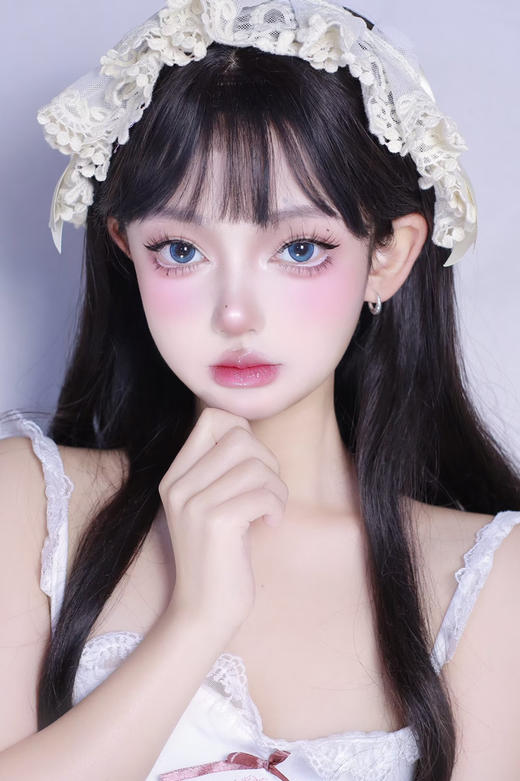 【大直径半年抛】Jellydoll-秘镜蓝-14.5mm【半年抛 0-1000度 含525/575】 商品图6