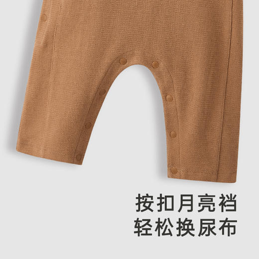 【商场同款】英氏婴儿衣服新生儿宝宝假两件连体衣爬服新款 商品图3