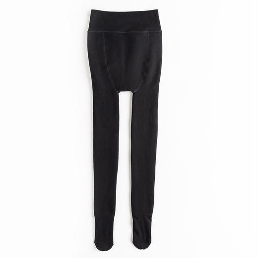 大码打底袜【加厚可穿200斤加大连裤袜】仿羊绒 咖色加绒打底裤 棉条纹  商品图8